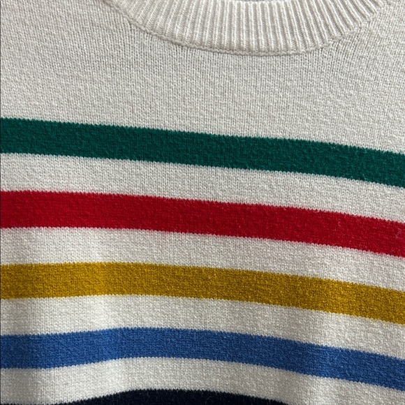 Colorful Striped Women's Sweater - Picture 4 of 6